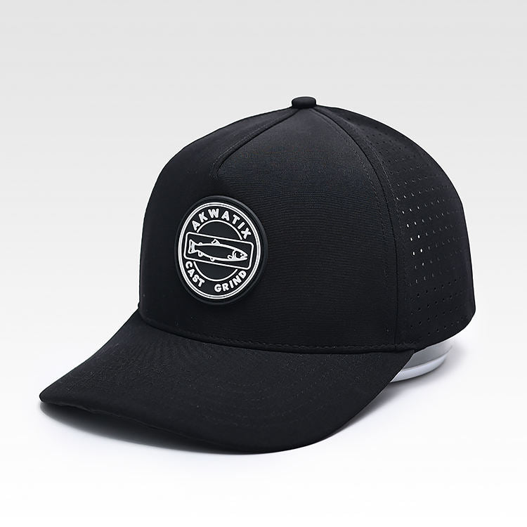High Quality White 6-Panel Golf Hat with 3D Embroidered Logo Custom Small MOQ Sporty Style for Men Women Girls