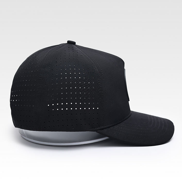 High Quality White 6-Panel Golf Hat with 3D Embroidered Logo Custom Small MOQ Sporty Style for Men Women Girls