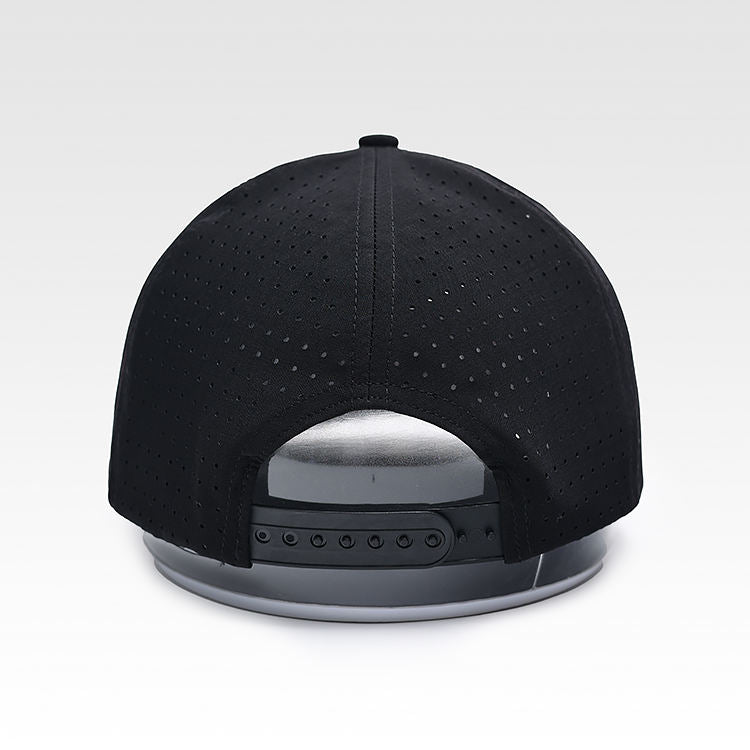 High Quality White 6-Panel Golf Hat with 3D Embroidered Logo Custom Small MOQ Sporty Style for Men Women Girls