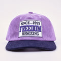 Factory Custom Two Tone Snapback Baseball Caps Custom Embroidery Logo Hats Patch Logo Corduroy Baseball Hats