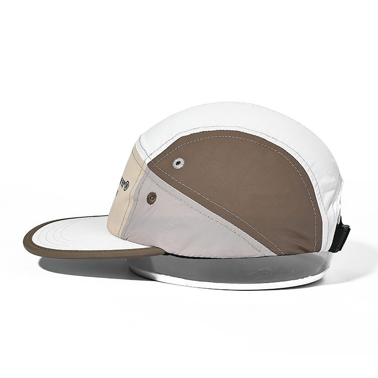 OEM Custom Y2K Beach Nylon Camp Cap Running Flat Brimmed Waterproof Quick Dry Sport Snapback Hat for Summer Outdoor Use