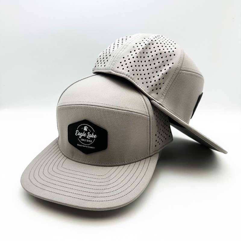 High Quality Custom Truck Hat Wholesale Polyester Laser Hole Baseball Caps Rope Fashion Waterproof Mens Sports Hat