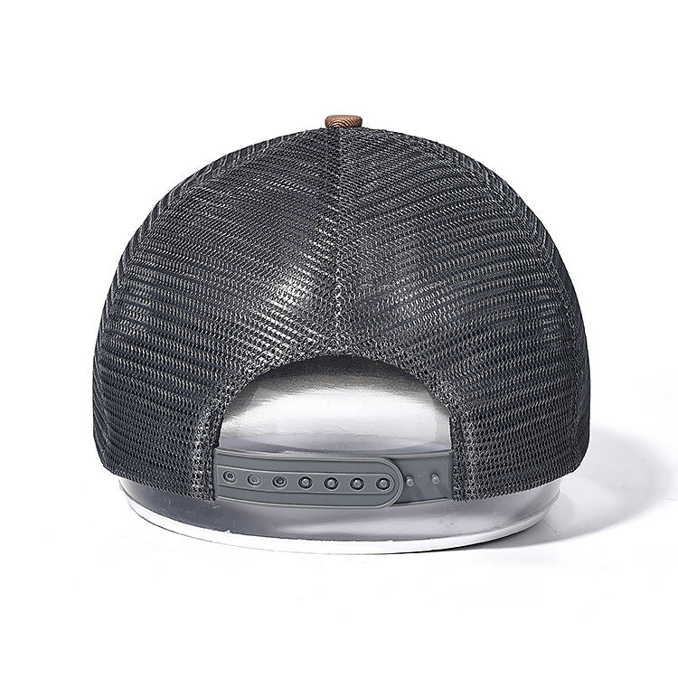 Trucker Hats 5-Panel Mesh Baseball Cap Embroidered Summer Polyester/Cotton Adjustable Snapback Fashion Cycling Wholesale Custom