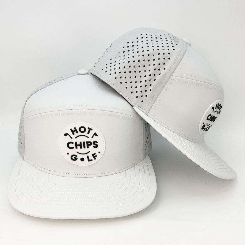 High Quality Custom Truck Hat Wholesale Polyester Laser Hole Baseball Caps Rope Fashion Waterproof Mens Sports Hat