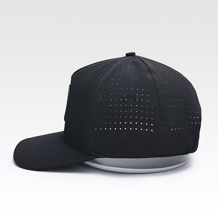 High Quality White 6-Panel Golf Hat with 3D Embroidered Logo Custom Small MOQ Sporty Style for Men Women Girls