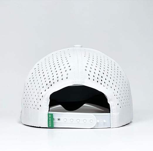 High Quality Logo Custom 5 Panel Laser Cut Hole Rope Baseball Cap Perforated Cap Performance Sports Dad Hat Golf Cap Waterproof