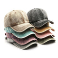 Adjustable Unisex Fashion Blank Vintage Washed Cotton Baseball Cap Dad Hat