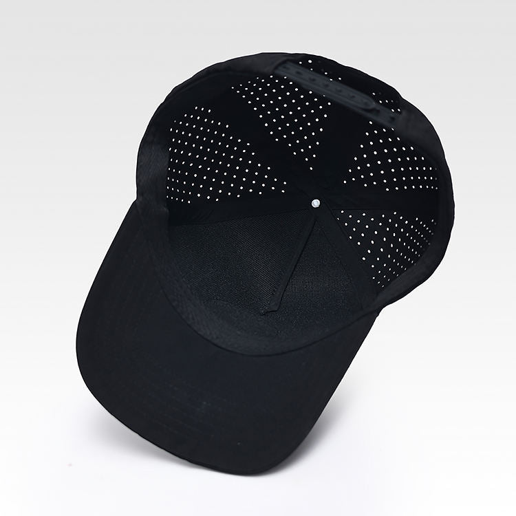High Quality White 6-Panel Golf Hat with 3D Embroidered Logo Custom Small MOQ Sporty Style for Men Women Girls