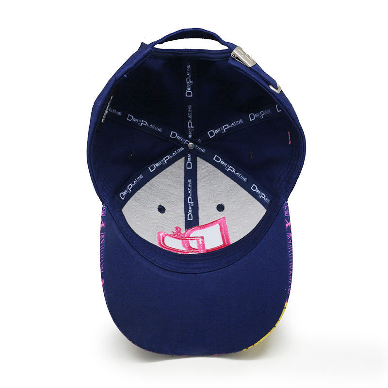 Factory-made High Quality Sports Team Baseball Cap With 3d Embroidery Logo And Sticker