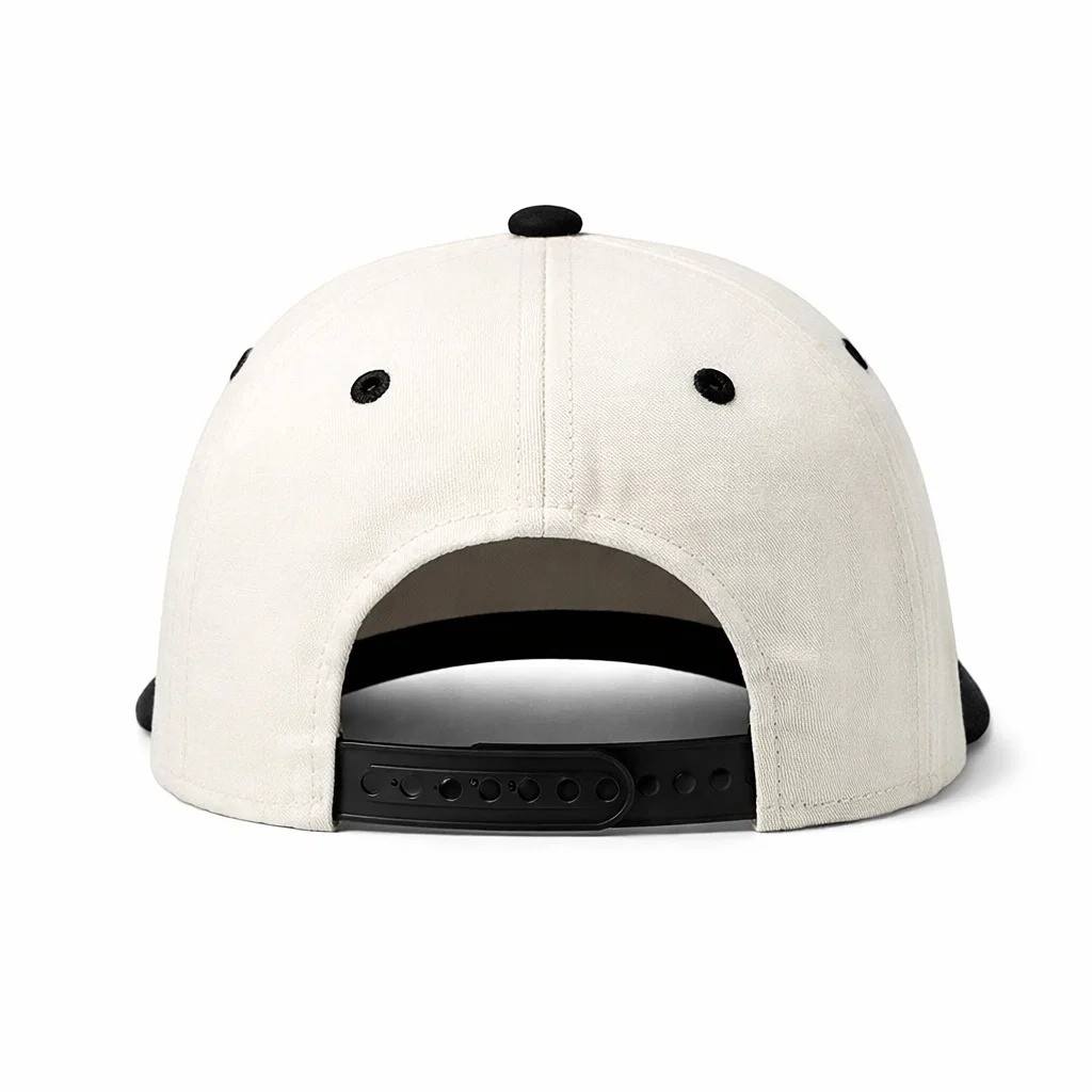 OEM/OEM High Quality 5-panel Cotton Sport Hat Custom Letter Embroidered Logo Two Tone Gorras Baseball Cap Formal Leaf Pattern Design