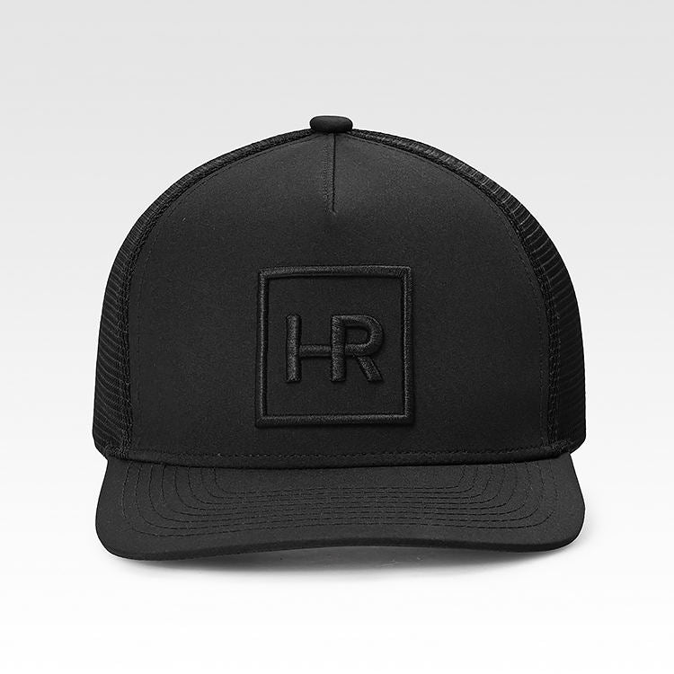 High Quality Breathable Mesh Polyester/Cotton Fashion Striped Trucker Hats Custom Your Design 3D Embroidery 5 Panel Black Sports